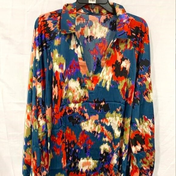 Abstract Graffiti Print Women's Top - Picture 2 of 5